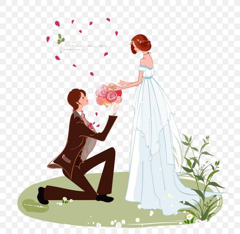 Wedding Invitation Bride Flower Bouquet, PNG, 800x800px, Watercolor, Cartoon, Flower, Frame, Heart Download Free
