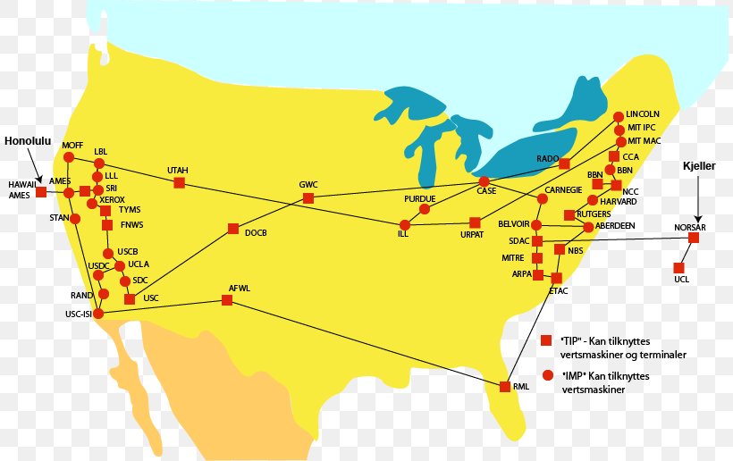 ARPANET Computer Network Internet Packet Switching DARPA, PNG, 810x516px, Arpanet, Area, Circuit Switching, Computer, Computer Network Download Free