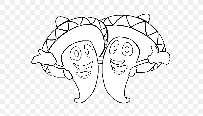 Mexican Cuisine Mexico Coloring Book Black And White Line Art, PNG, 600x470px, Watercolor, Cartoon, Flower, Frame, Heart Download Free