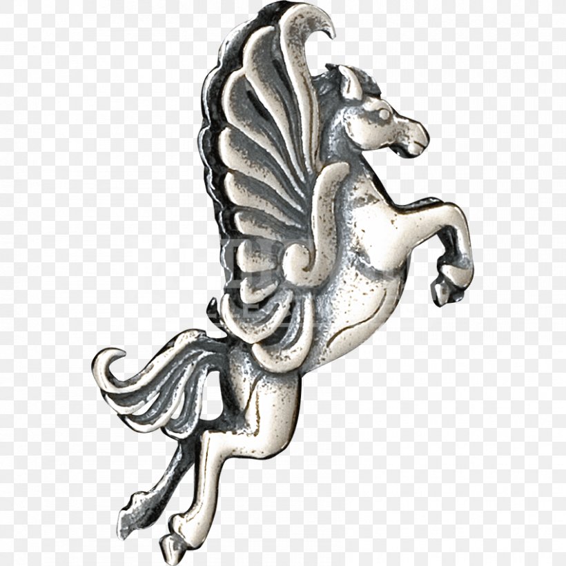 Flying Horses Pegasus Legendary Creature Unicorn, PNG, 850x850px, Horse, Black And White, Body Jewelry, Carnivoran, Charms Pendants Download Free
