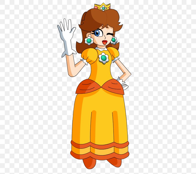 Princess Daisy Super Smash Bros. For Nintendo 3DS And Wii U Video Game, PNG, 600x725px, Princess Daisy, Art, Cartoon, Clothing, Costume Download Free