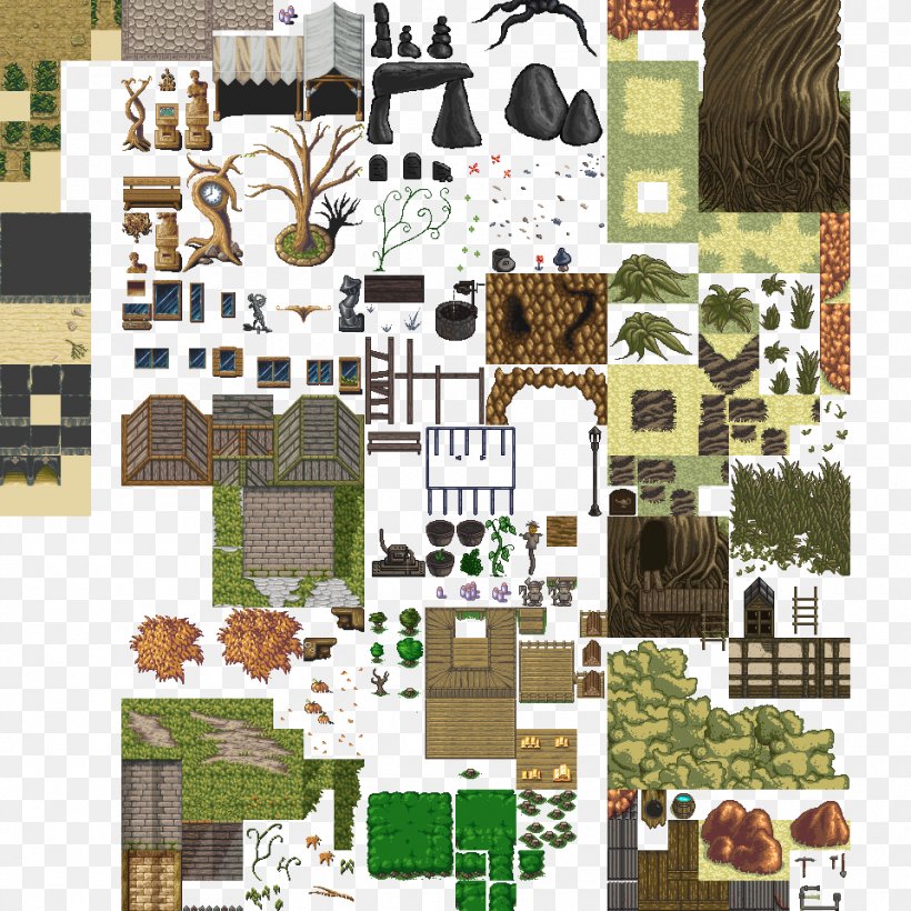 Sprite Tile-based Video Game OpenGameArt.org, PNG, 960x960px, 2d Computer Graphics, Sprite, Ceramic, Construct, Floor Plan Download Free