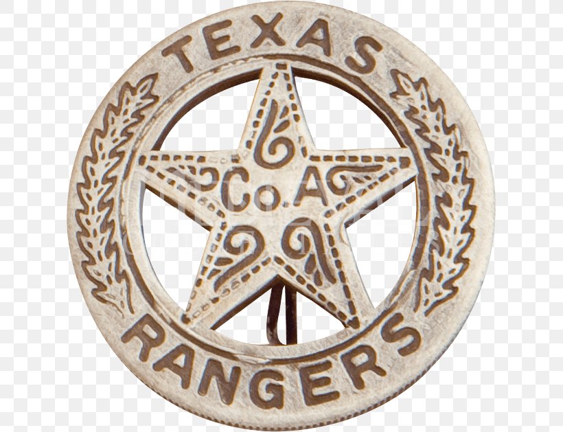 Texas Ranger Hall Of Fame And Museum Texas Ranger Division Police Badge Texas Ranger Trail, PNG, 629x629px, Texas Ranger Division, Antique, Artifact, Badge, Brass Download Free