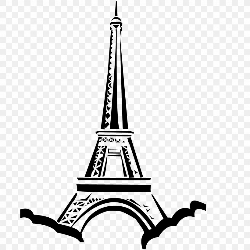 Eiffel Tower Drawing, PNG, 1600x1600px, Eiffel Tower, Architecture, Blackandwhite, Drawing, Landmark Download Free