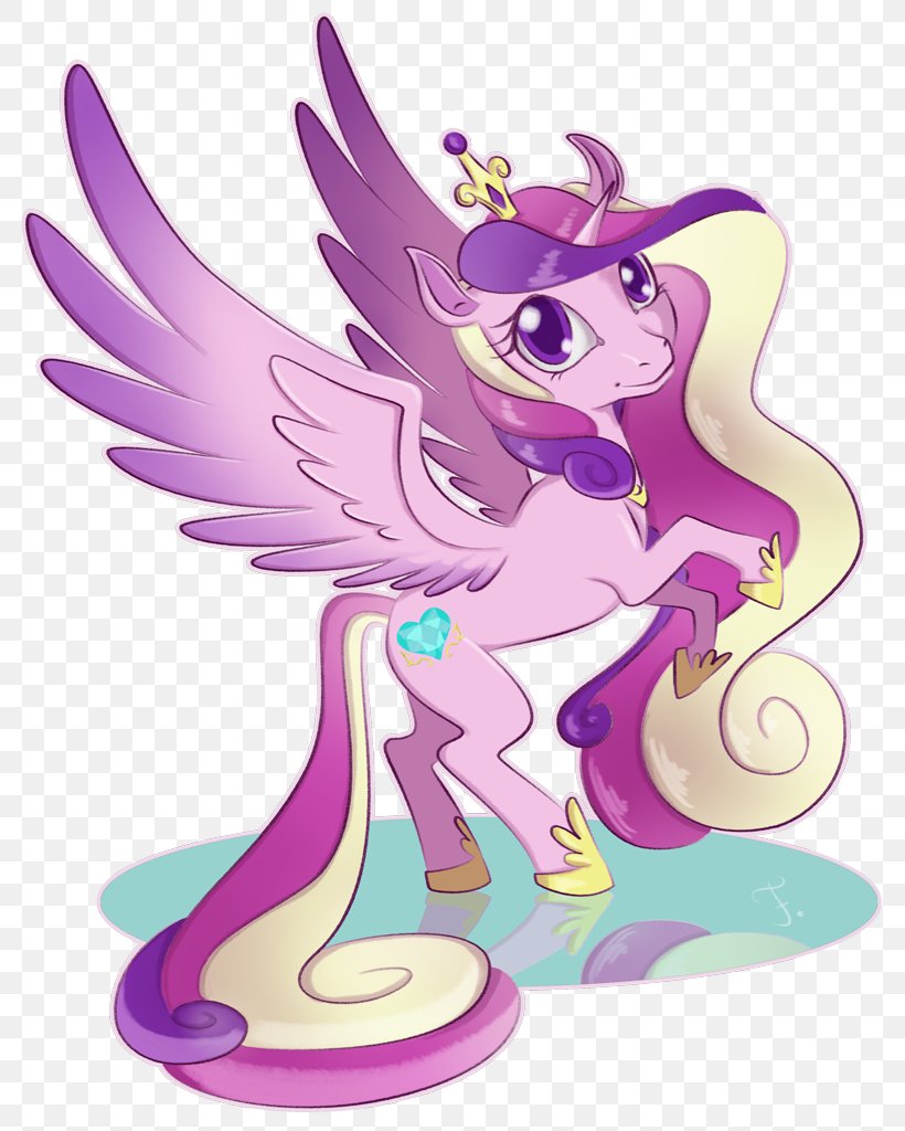 Pony Princess Cadance Fan Art, PNG, 813x1024px, Watercolor, Cartoon, Flower, Frame, Heart Download Free