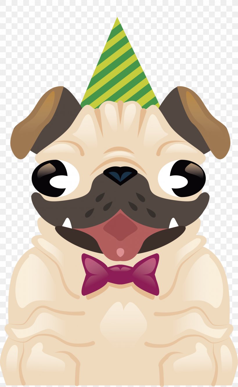 Birthday Dog, PNG, 2093x3405px, Pug, Ansichtkaart, Birthday, Canidae, Carnivoran Download Free