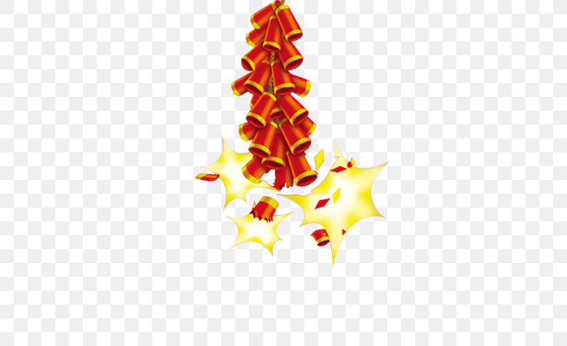 China Chinese New Year New Years Eve Firecracker, PNG, 500x500px, China, Chinese New Year, Christmas, Christmas Decoration, Christmas Ornament Download Free