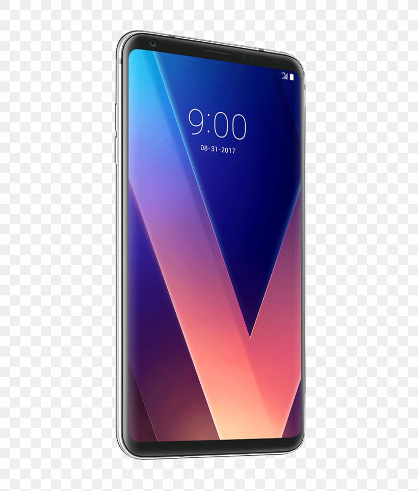 Smartphone LG V30+ LG G7 ThinQ LG Electronics, PNG, 1020x1200px, 64 Gb, Smartphone, Cobalt Blue, Communication Device, Electric Blue Download Free