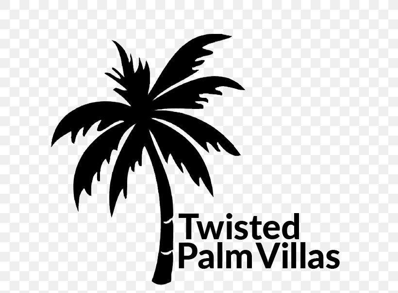 Arecaceae Sea Twisted Palm Villas Beach, PNG, 650x605px, Arecaceae, Arecales, Beach, Black, Black And White Download Free