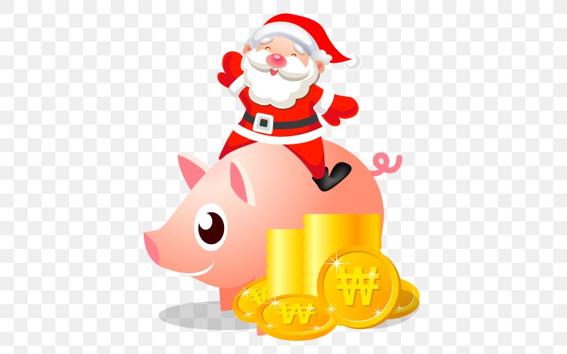 Christmas Decoration Recreation Christmas Ornament Fictional Character Clip Art, PNG, 512x512px, Santa Claus, Bank, Christmas, Christmas Decoration, Christmas Elf Download Free