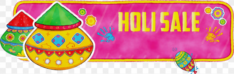 Flag Of India, PNG, 3000x958px, Holi Sale, Cartoon, Festival, Flag Of India, Happy Holi Download Free