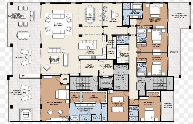 Floor Plan Penthouse Apartment, PNG, 1582x1018px, Floor Plan, Apartment, Area, Bedroom, Building Download Free