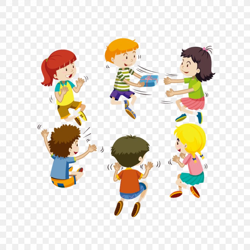 Children Playing Games Cartoon Vector Free Download - vrogue.co