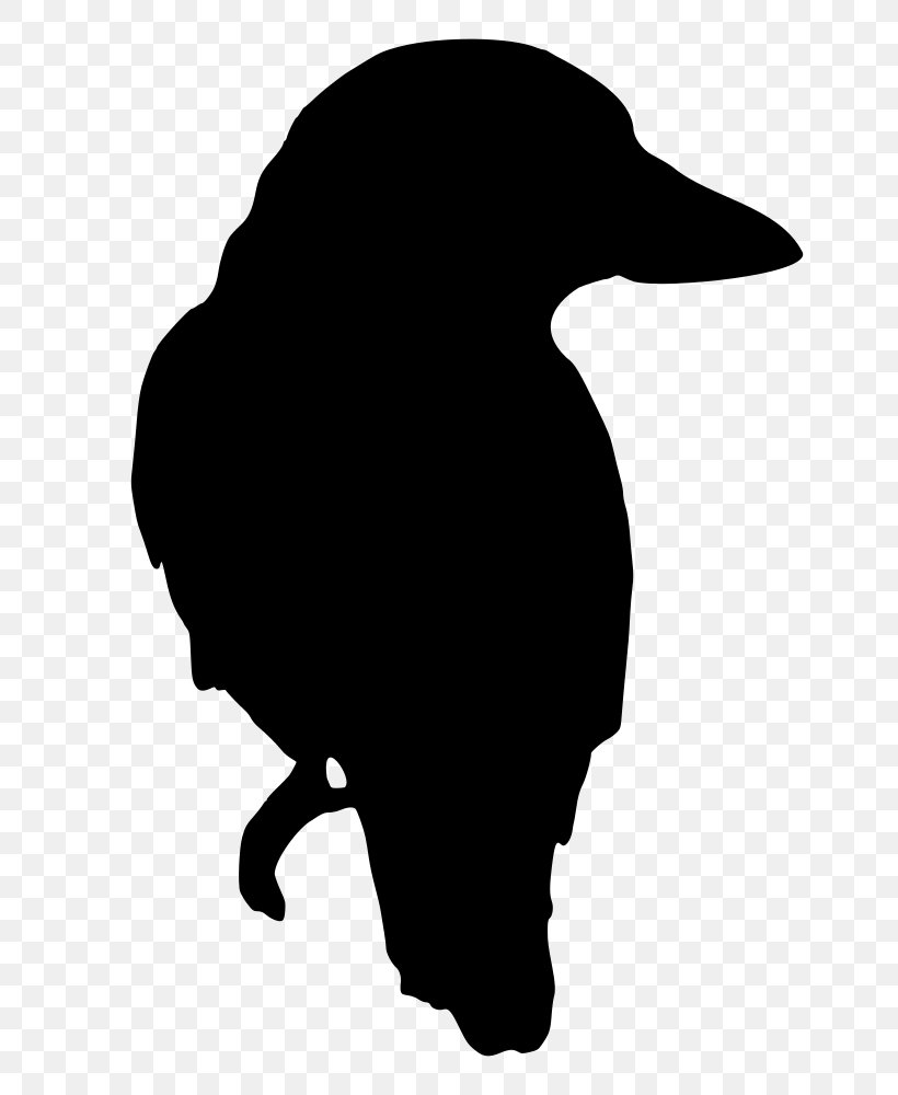 Bird Silhouette Clip Art, PNG, 763x1000px, Bird, Beak, Black, Black And White, Bluewinged Kookaburra Download Free