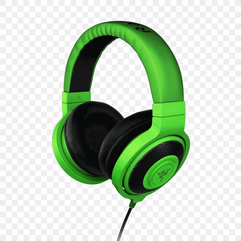 Razer Kraken Pro Neon Headphones Razer Inc., PNG, 1200x1200px, Razer Kraken, Audio, Audio Equipment, Electronic Device, Gamer Download Free
