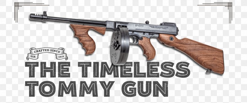 Trigger Firearm Thompson Submachine Gun Kahr Arms Auto-Ordnance Company, PNG, 1200x502px, Watercolor, Cartoon, Flower, Frame, Heart Download Free