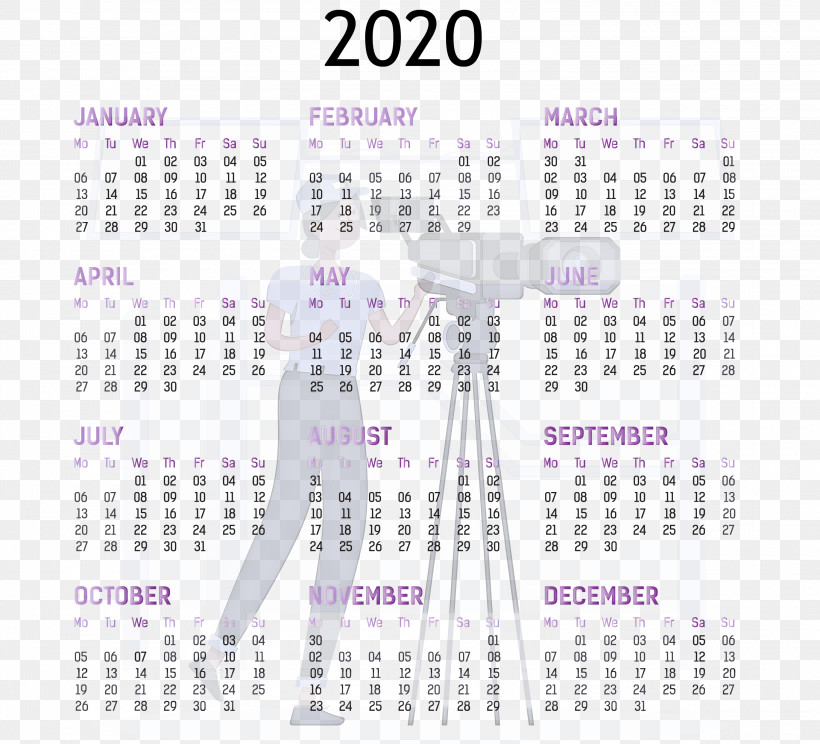 2020 Yearly Calendar Printable 2020 Yearly Calendar Template Full Year Calendar 2020, PNG, 3000x2725px, 2020 Yearly Calendar, Calendar 2018 Calendar, Calendar System, Calendar Year, Full Year Calendar 2020 Download Free
