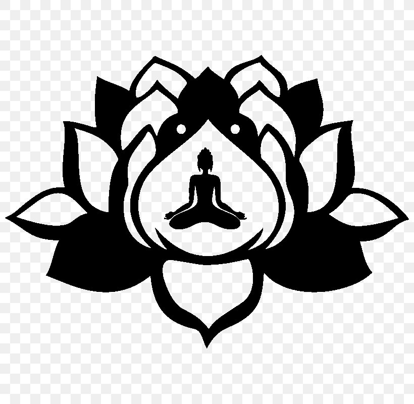 Flower Nelumbo Nucifera Drawing Sticker Clip Art, PNG, 800x800px, Flower, Artwork, Black, Black And White, Color Download Free