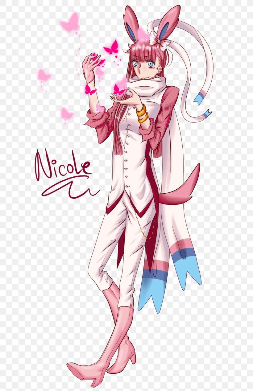 Sylveon Pokémon X And Y Moe Anthropomorphism Pokémon Omega Ruby And Alpha Sapphire, PNG, 629x1268px, Watercolor, Cartoon, Flower, Frame, Heart Download Free