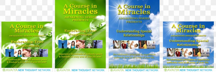 A Course In Miracles Graphic Design Display Advertising Kenneth Wapnick, PNG, 4500x1500px, Course In Miracles, Advertising, Banner, Brand, Brochure Download Free