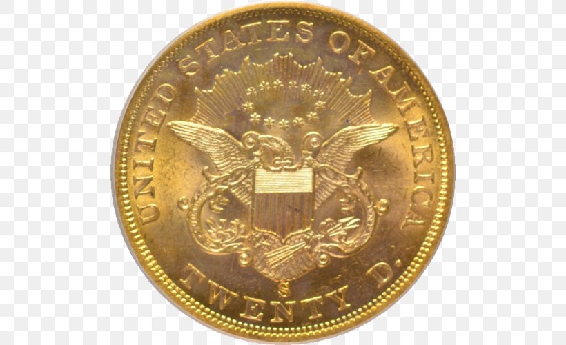 Gold Coin Gold Coin Double Eagle, PNG, 500x500px, Coin, American Silver Eagle, Brass, Bronze Medal, Copper Download Free