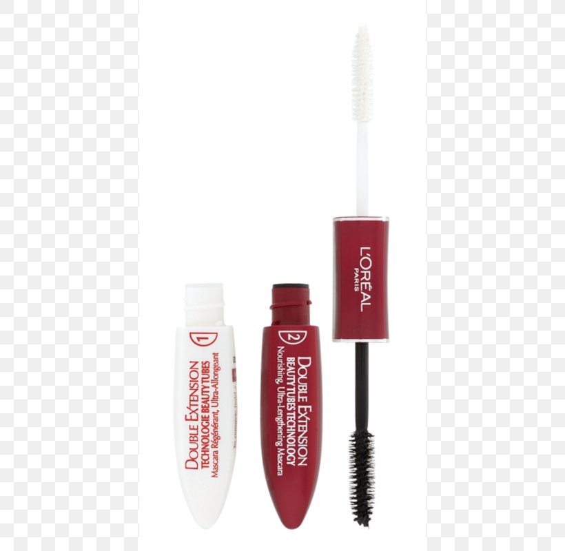 L'Oréal Double Extend Beauty Tubes Mascara Cosmetics Eyelash LÓreal, PNG, 800x800px, Mascara, Beauty, Cosmetics, Elf Volumizing Defining Mascara, Essence Lash Princess Volume Download Free