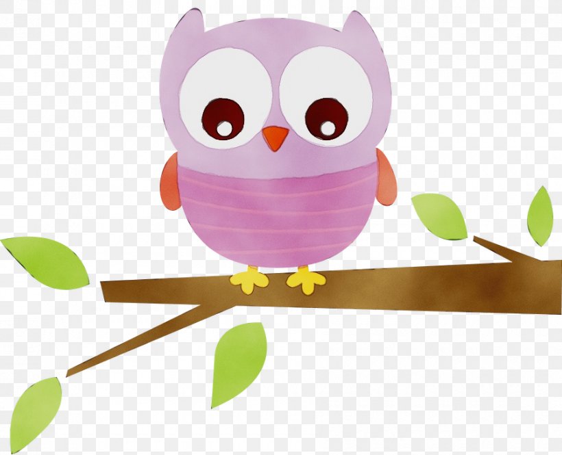 Owl Cartoon Branch Bird Of Prey Clip Art, PNG, 900x730px, Watercolor, Bird, Bird Of Prey, Branch, Cartoon Download Free