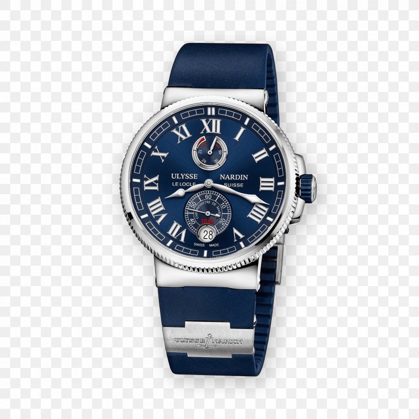 Ulysse Nardin Chronometer Watch Marine Chronometer COSC, PNG, 2400x2400px, Ulysse Nardin, Alan Furman Co, Automatic Watch, Brand, Buckle Download Free