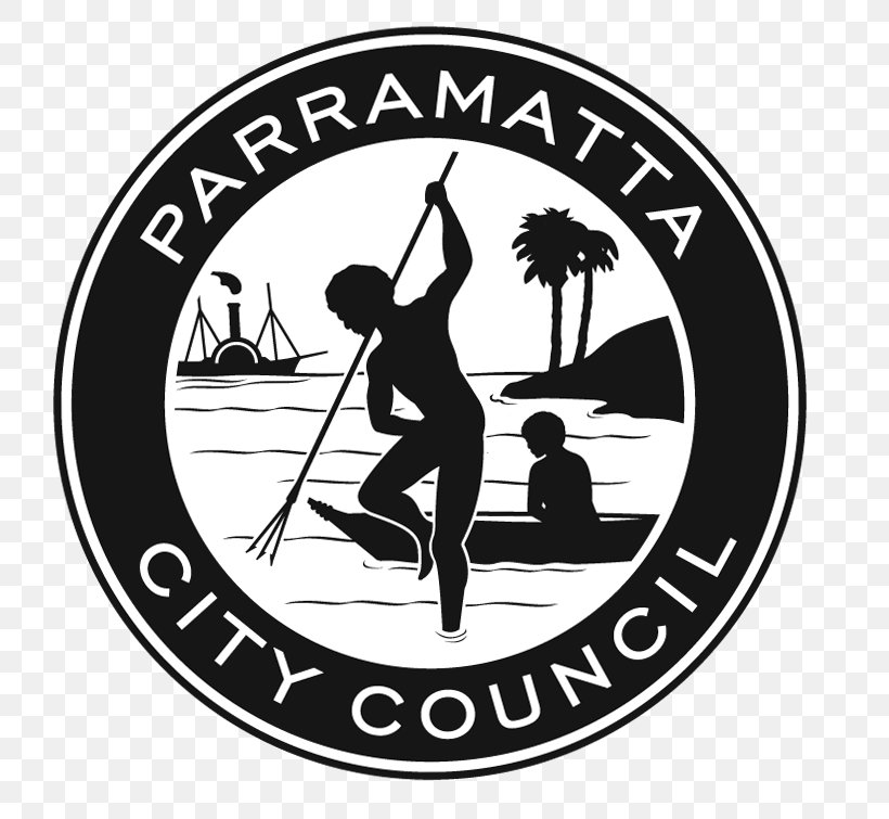 City Of Parramatta Council Jones Park Parramatta Local Government In Australia Jones Park Hall, PNG, 791x755px, City Of Parramatta Council, Australia, Black And White, Brand, Council Download Free