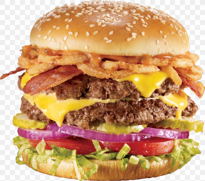 Hamburger Cheeseburger French Fries Bacon Food, PNG, 4130x3649px, Hamburger, American Food, Bacon, Big Mac, Breakfast Sandwich Download Free