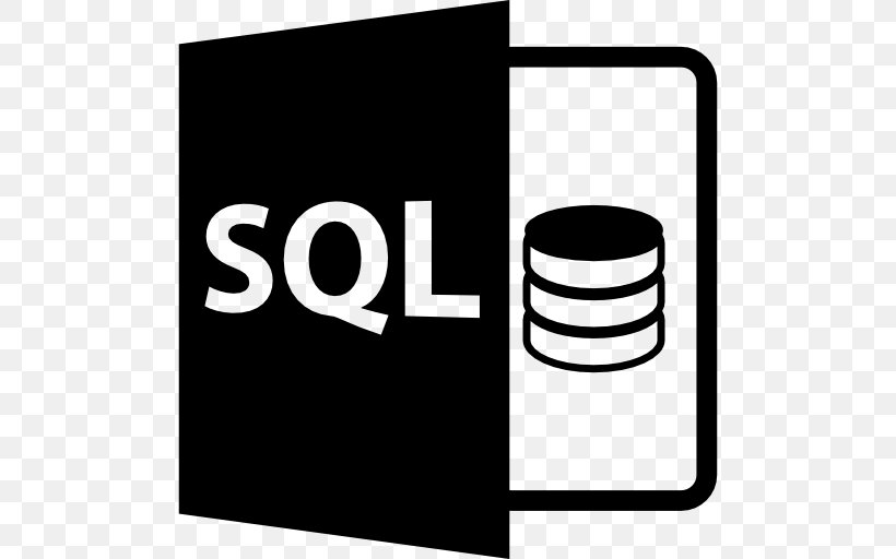 Microsoft SQL Server Database Document File Format, PNG, 512x512px, Sql, Black And White, Brand, Cloud Database, Database Download Free