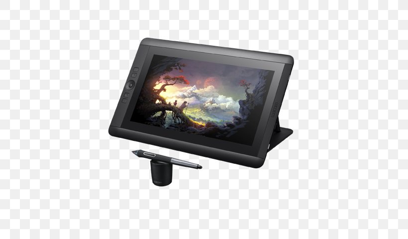 Wacom Cintiq 13HD, PNG, 595x480px, Digital Writing Graphics Tablets, Computer, Computer Monitor Accessory, Computer Monitors, Display Device Download Free