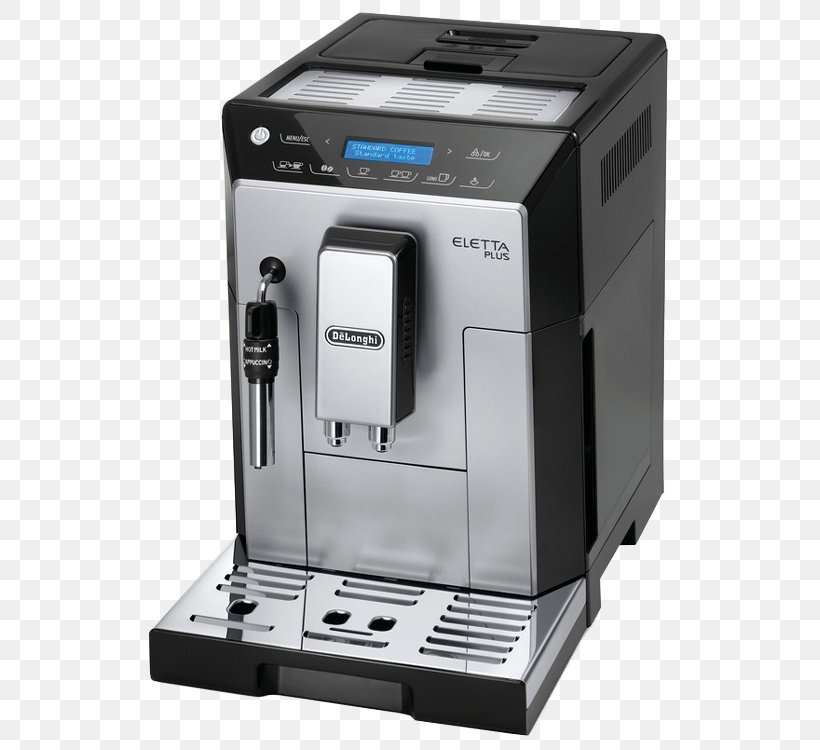 Cappuccino Coffeemaker Espresso De'Longhi Eletta Plus ECAM 44.620, PNG, 545x750px, Cappuccino, Coffee, Coffeemaker, Drip Coffee Maker, Espresso Download Free