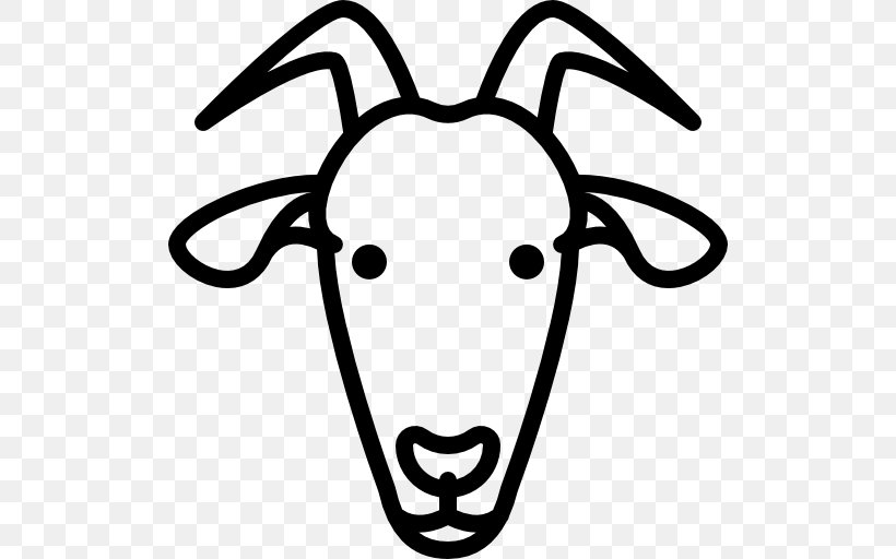 Goat Sheep Clip Art, PNG, 512x512px, Goat, Artwork, Black And White, Drawing, Face Download Free