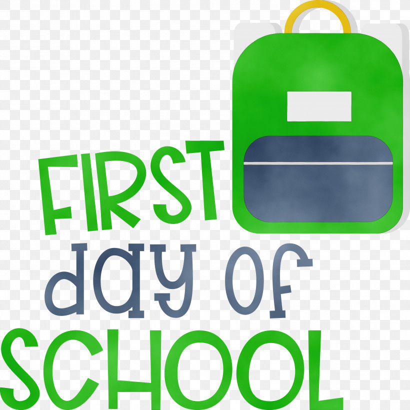 Logo Font Green Line Meter, PNG, 2999x3000px, First Day Of School, Education, Geometry, Green, Line Download Free