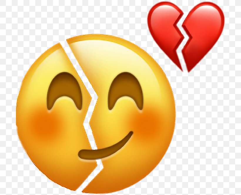 Smiley Emoji Sadness Broken Heart, PNG, 716x664px, Smiley, Broken Heart, Crying, Emoji, Emoticon Download Free
