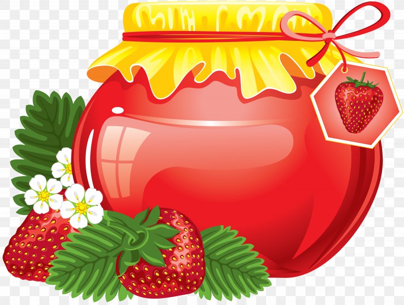 Strawberry Cartoon Fruit Preserves Clip Art, PNG, 6044x4559px, Strawberry, Cartoon, Christmas Ornament, Diet Food, Drawing Download Free