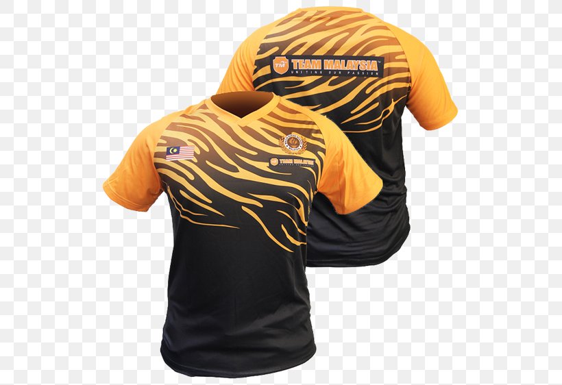 Jersey T-shirt 2017 Southeast Asian Games Malaysia Clothing, PNG, 525x562px, Jersey, Active Shirt, Clothing, Malaysia, Orange Download Free