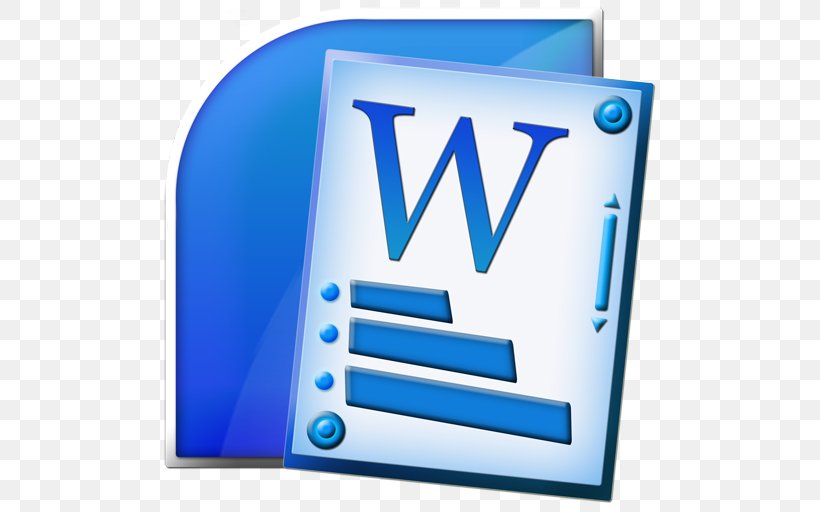 Microsoft Word Office Online Microsoft Office 2007, PNG, 512x512px, Microsoft Word, Application Software, Blue, Brand, Computer Icon Download Free