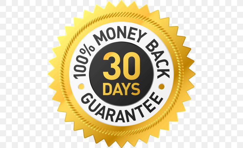 Money Back Guarantee Product Logo, PNG, 500x500px, Money Back Guarantee, Area, Badge, Baking, Bottle Cap Download Free