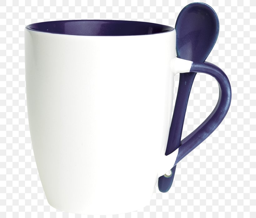 Mug Tableware Ceramic Spoon Cutlery, PNG, 700x700px, Mug, Black, Ceramic, Cobalt Blue, Color Download Free