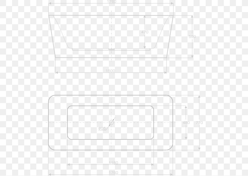 Paper Bathtub Technical Drawing Geometry, PNG, 520x581px, Paper, Acrylic Paint, Area, Bathtub, Black And White Download Free