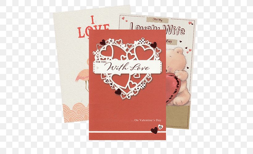 Paper Greeting & Note Cards Valentine's Day Font, PNG, 500x500px, Paper, Greeting, Greeting Card, Greeting Note Cards, Heart Download Free