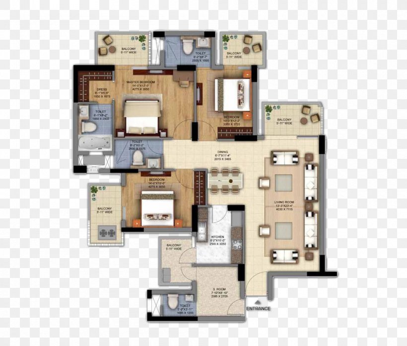 Floor Plan The Ultima DLF House DLF The Ultima, PNG, 1000x850px, 3d Floor Plan, Floor Plan, Apartment, Dlf, Dlf The Ultima Download Free