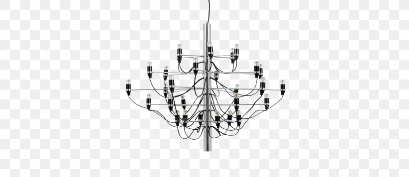 Light Fixture Flos S.p.A. Chandelier Lamp, PNG, 2300x1000px, Light, Architectural Lighting Design, Arco, Black And White, Ceiling Download Free