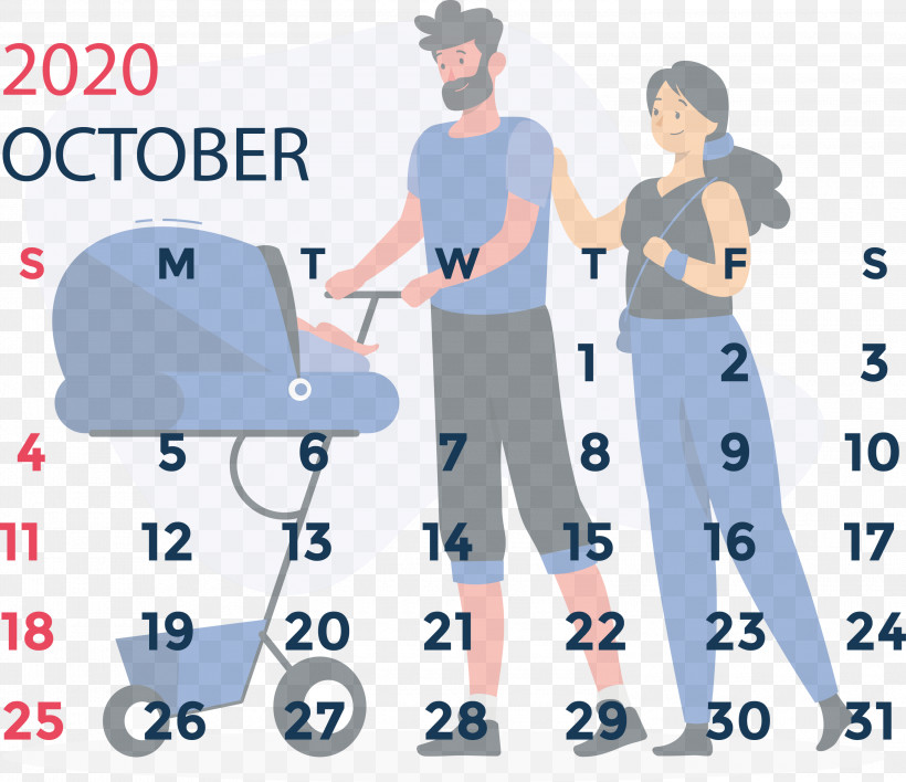 October 2020 Calendar October 2020 Printable Calendar, PNG, 3000x2592px, October 2020 Calendar, Clothing, Dress, Fashion, Hm Download Free