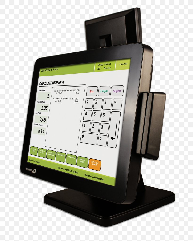 Point Of Sale Touchscreen Computer Terminal Computer Monitors All-in-One, PNG, 757x1024px, Point Of Sale, Allinone, Communication, Computer, Computer Hardware Download Free