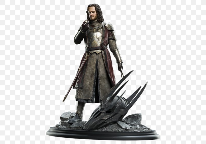 Isildur Elendil Statue The Lord Of The Rings Weta Workshop, PNG, 530x574px, Isildur, Action Figure, Bust, Elendil, Figurine Download Free