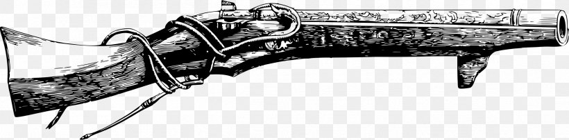 Ranged Weapon Gun Barrel Firearm Clip Art, PNG, 2399x596px, Weapon, Black And White, Cold Weapon, Droide, Firearm Download Free