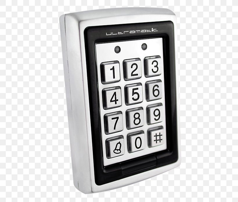 Access Control Radio-frequency Identification Computer Keyboard Numeric Keypads Lecteur De Proximité, PNG, 494x695px, Access Control, Computer Hardware, Computer Keyboard, Door, Electronic Device Download Free